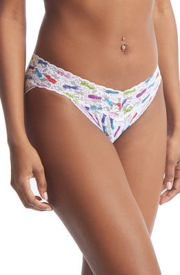 Hanky Panky Floral Lace Vikini in Pineapple