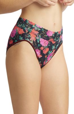 Hanky Panky Print Lace Briefs in Autobiography
