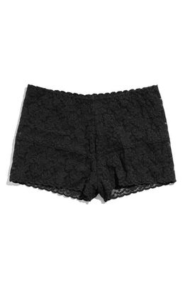 Hanky Panky Retro Lace Hotpants in Black
