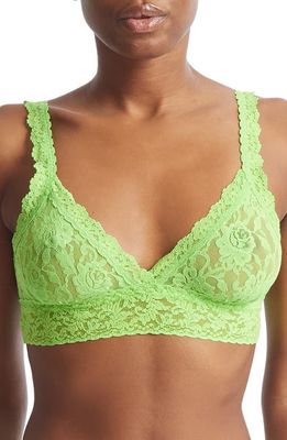 Hanky Panky Signature Lace Bralette in Green