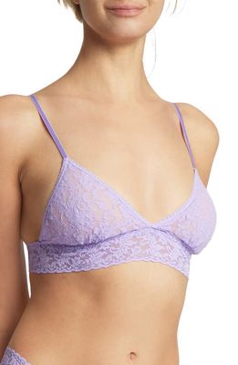 Hanky Panky Signature Lace Padded Bralette in Wisteria Purple