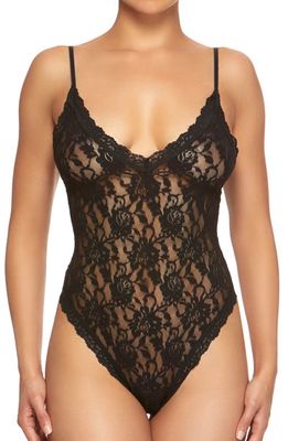 Hanky Panky Signature Lace Thong Bodysuit in Black