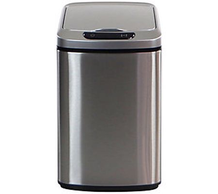 Hanover 9-L/ 2.3-Gal Stainless Steel Trash Can w Sensor Lid