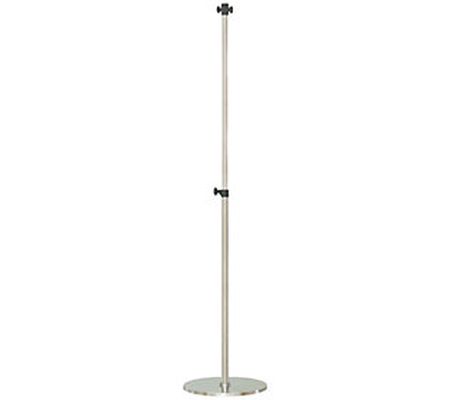 Hanover Adjustable Pole Stand for Infrared Heat Lamps, Silver