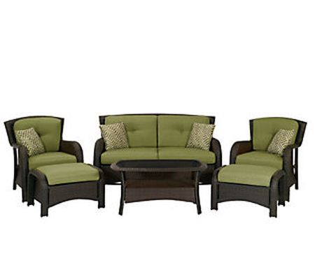Hanover Strathmere 6-Piece Patio Seating Set