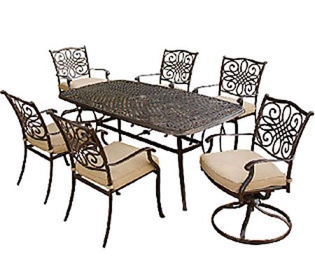 Hanover Traditions 7-Piece Outdoor Dining Set