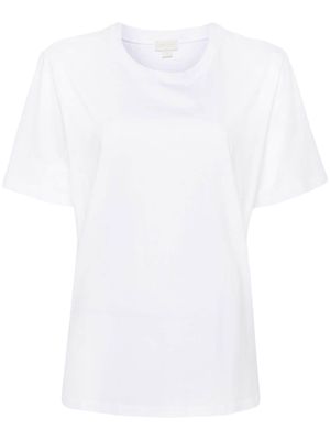 Hanro crew-neck organic cotton T-shirt - White