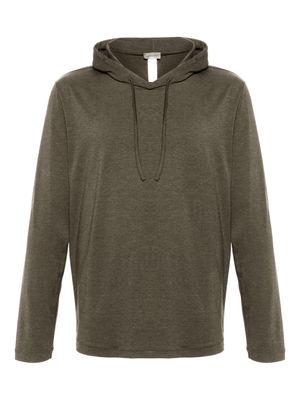 Hanro drawstring mélange hoodie - Grey