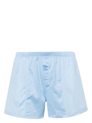Hanro elasticated-waist cotton boxers - Blue