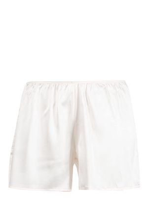 Hanro elasticated-waist stretch-silk pajama shorts - Pink