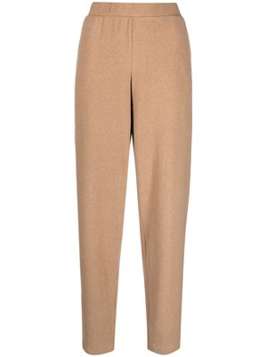 Hanro tapered-leg cotton-blend trousers - Neutrals