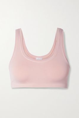 Hanro - Touch Feeling Stretch-jersey Soft-cup Bra - Pink
