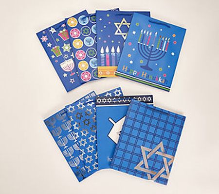Hanukkah Home Set of 8 Gift Bags