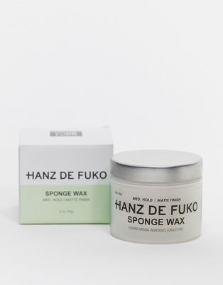 Hanz de Fuko Sponge Hair Wax 2 fl oz-No color