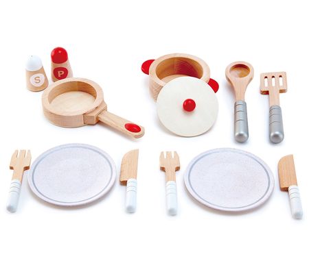 Hape Cook & Serve Kitchen Accessory Playset - 1 3pc