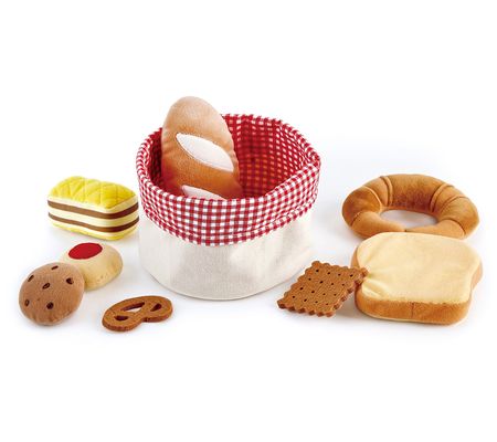 Hape Kitchen Food Playset Toddler Bread Basket