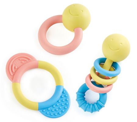 Hape Rattle & Teether Collection - 3 Pieces