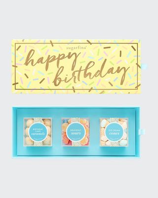 Happy Birthday 3-Piece Candy Bento Box