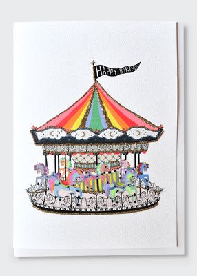 Happy Birthday Carousel Card
