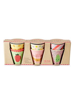 Happy Fruits Melamine 6-Piece Cup Set