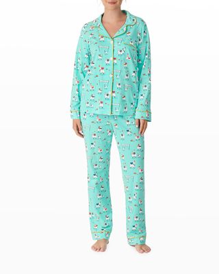 Happy Llamakkah Novelty Pajama Set