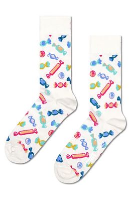 Happy Socks Candy Crew Socks in White