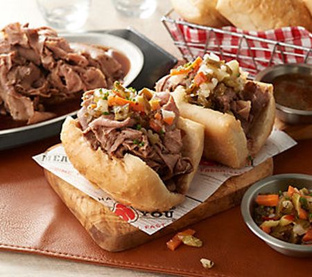 Happy to Meat You 5-lbs Italian Beef Sandwich Kit with Rolls