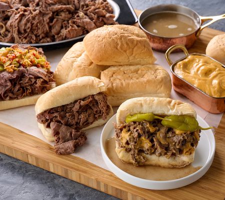 Happy To Meat You 6.5lb Italian Beef & Cheese Sandwich Kit