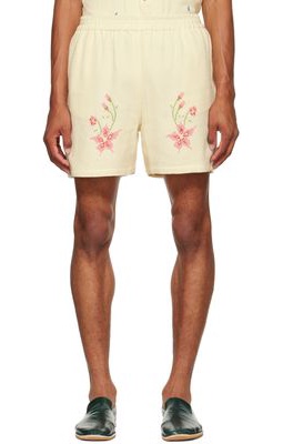 HARAGO Off-White Petunia Shorts
