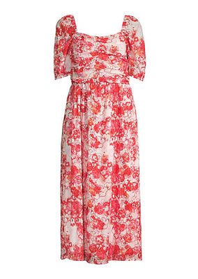 Harbin Floral Midi-Dress