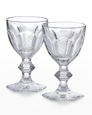 Harcourt by Marcel Wanders Etched #3 Glasses, Set of 2
