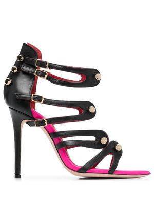 HARDOT 110mm buckled-strap sandals - Black