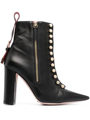 HARDOT buckle-detail leather ankle boots - Black