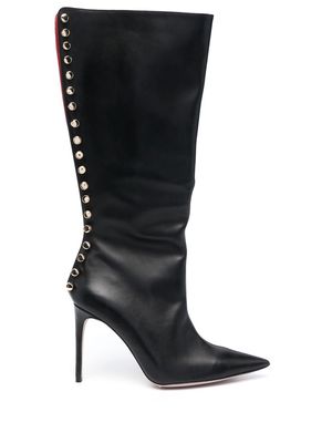 HARDOT stud-embellished 105mm boots - Black