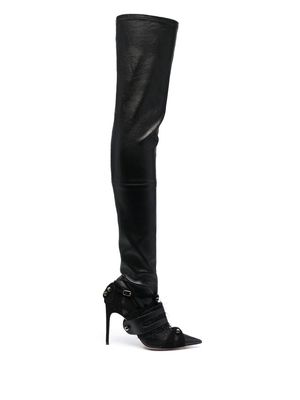 HARDOT thigh-high 105mm boots - Black