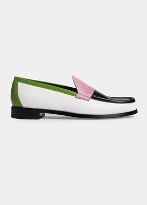 Hardy Colorblock Leather Loafers