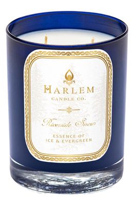Harlem Candle Co. Riverside Snow Luxury Candle in Blue