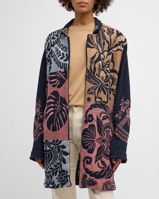 Harlow Embroidered Patchwork Jacket