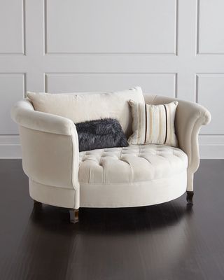 Harlow Ivory Cuddle Chair