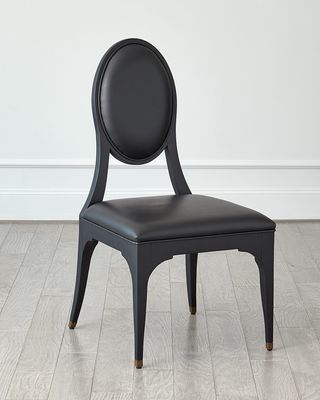Harlow Leather Dining Side Chair