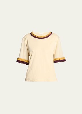 Harly Tape Tow-Tone Trim T-Shirt