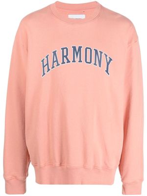 Harmony Paris logo-print sweatshirt - Pink