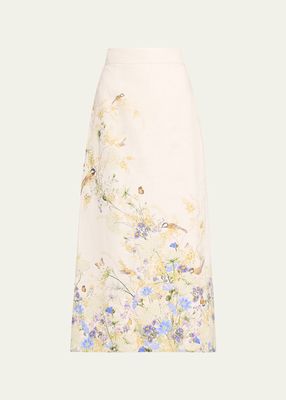 Harmony Pencil Midi Skirt