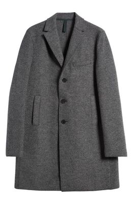 Harris Wharf London Boiled Wool Coat in Middle Grey 140
