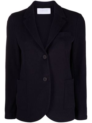 Harris Wharf London Boyfriend stand-up collar blazer - Blue
