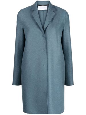 Harris Wharf London Cocoon single-breasted wool coat - Blue