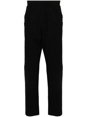 Harris Wharf London cotton-blend seersucker trousers - Black