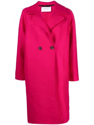 Harris Wharf London double-breasted buttoned wool coat - Pink