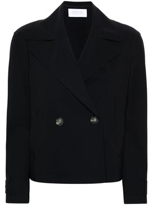 Harris Wharf London double-breasted cropped jacket - Black