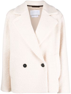Harris Wharf London double-breasted fitted coat - Neutrals